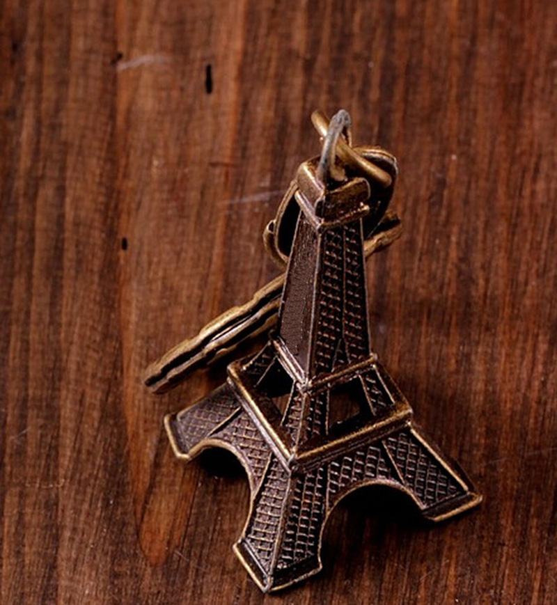 Set 2 Mô Hình Tháp Eiffel 5cm Phong Cách Cổ Điển Dùng Để Trang Trí