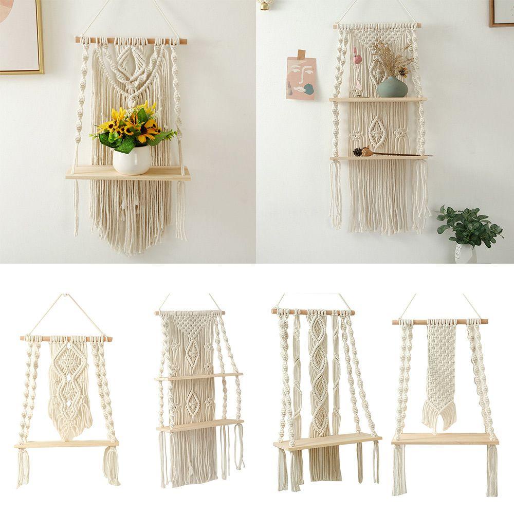 KUNHEV Thảm Dệt Tay Treo Tường Trang Trí Phòng Khách Phong Cách Boho