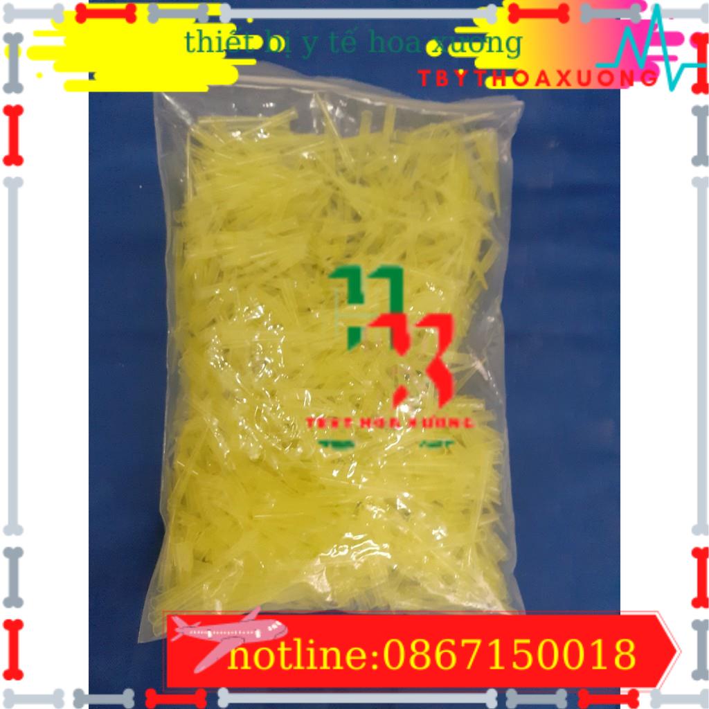 Đầu Côn Vàng Thường Không Khía 200ul Dùng Thí Nghiệm Cho Gilson Pipette Túi 1000 Cái