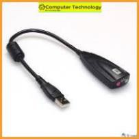 Usb soud 5h. chuyển từ usb ra tai nghe,loa giá tốt,bảo hành 6 tháng
