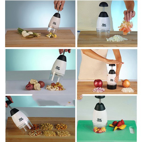 Dụng cụ nghiền hành tỏi ớt siêu tốc Slap Chop
