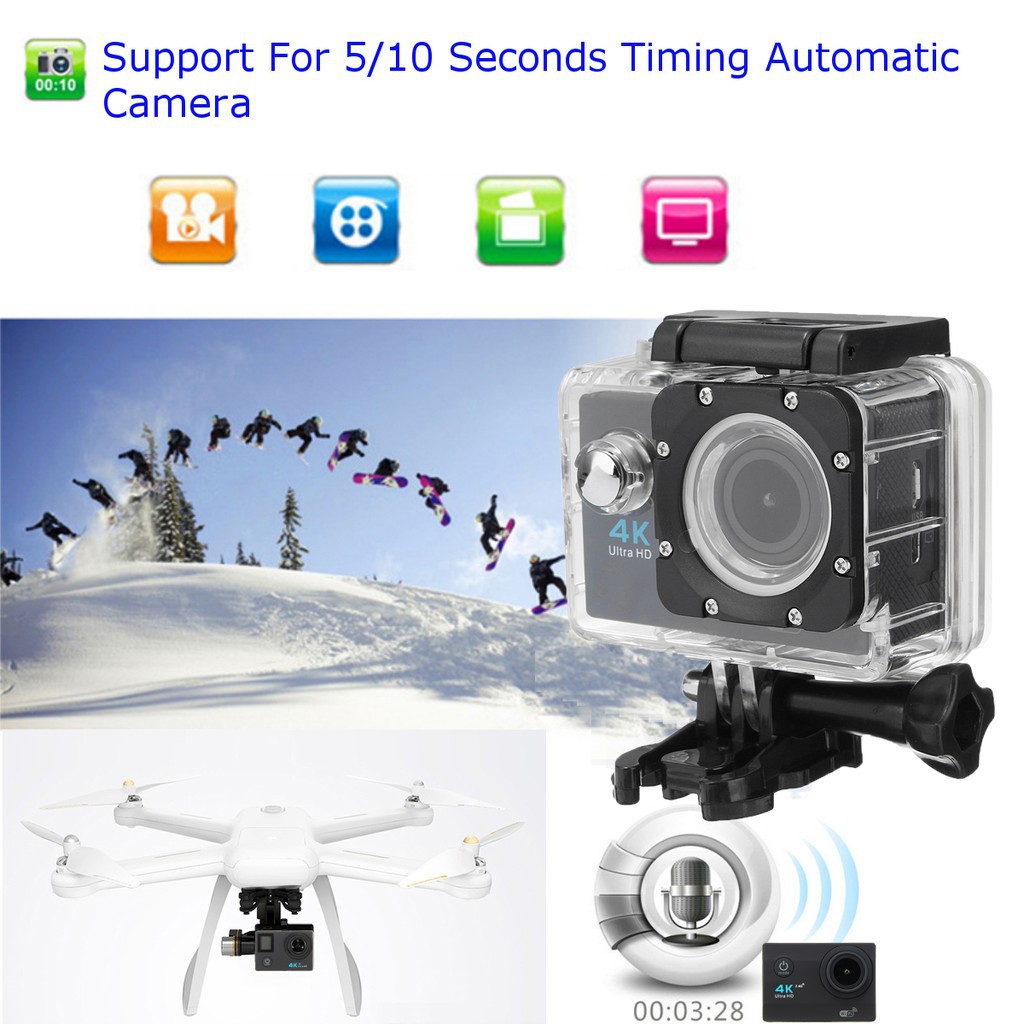 Camera hành trình gopro chống thấm nước 1080p 4k wifi | BigBuy360 - bigbuy360.vn