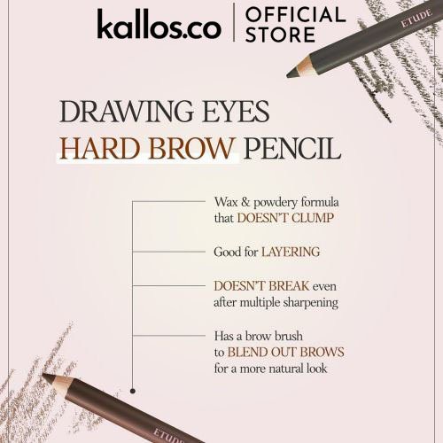 [TEM CHÍNH HÃNG] Chì Kẻ Mày Etude House Drawing Eyes Hard Brow