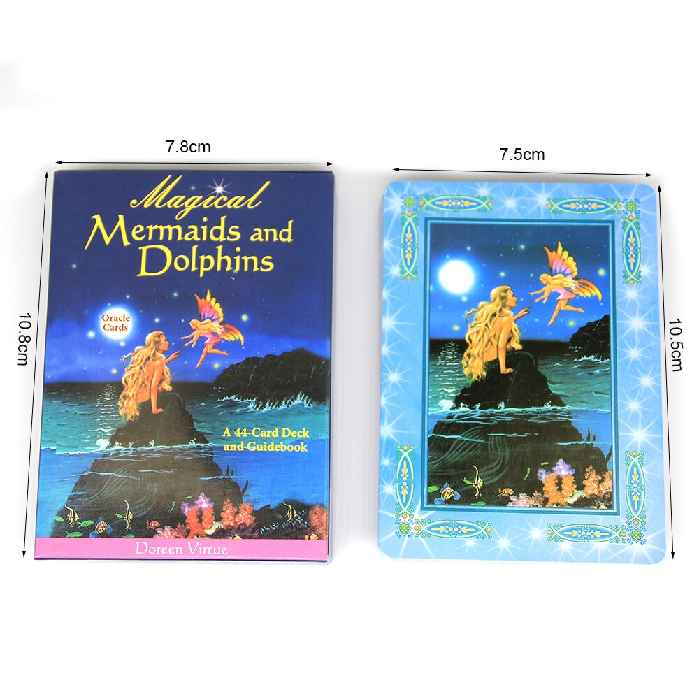 Magical Mermaids and Dolphin Oracle Cards A 44-Card PDF Guidebook help you manifest goals life purpose Divinely inspired dreams