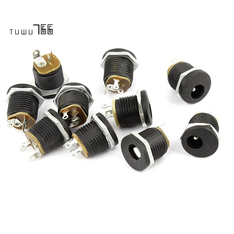 DC Set 10 Đầu Hàn 3 Đầu Cái 2.1mm X 5.5mm