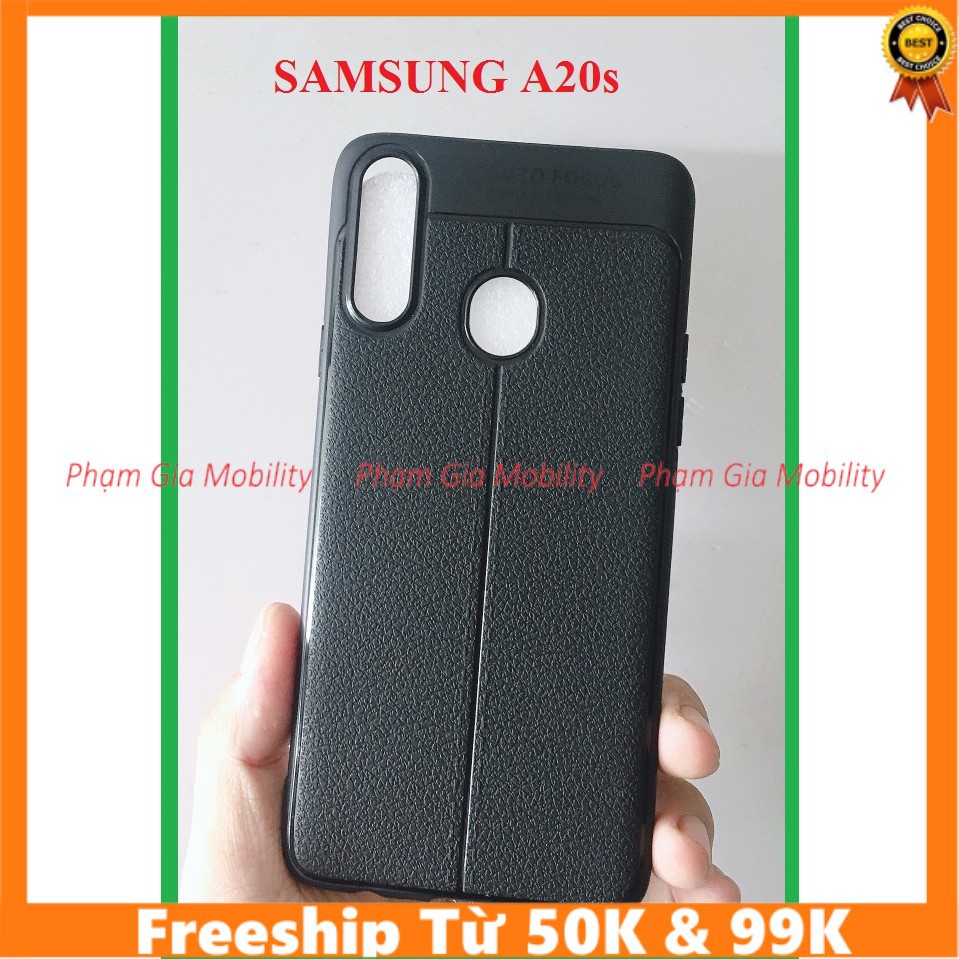 Ốp lưng Samsung A20s dẻo đen, dẻo xanh chống sốc tốt, da siêu bền
