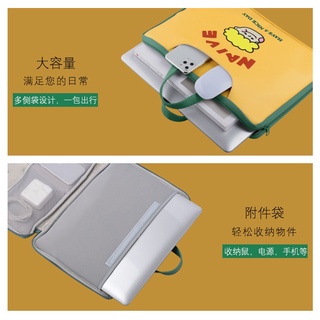 Túi đựng máy tính huawei matebook 14-inch lenovo shin-chan air13 apple macbookpro15.6 dell 16 inch họa tiết hoạt hình dễ t 2