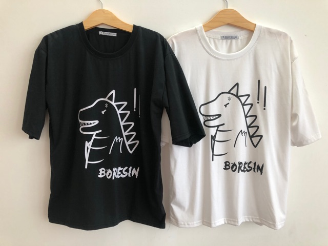 [Mã WASKT410K giảm 10K đơn 50K] Áo thun tay lỡ unisex Khủng Long Xinh, nam nữ ulzzang Wind | BigBuy360 - bigbuy360.vn