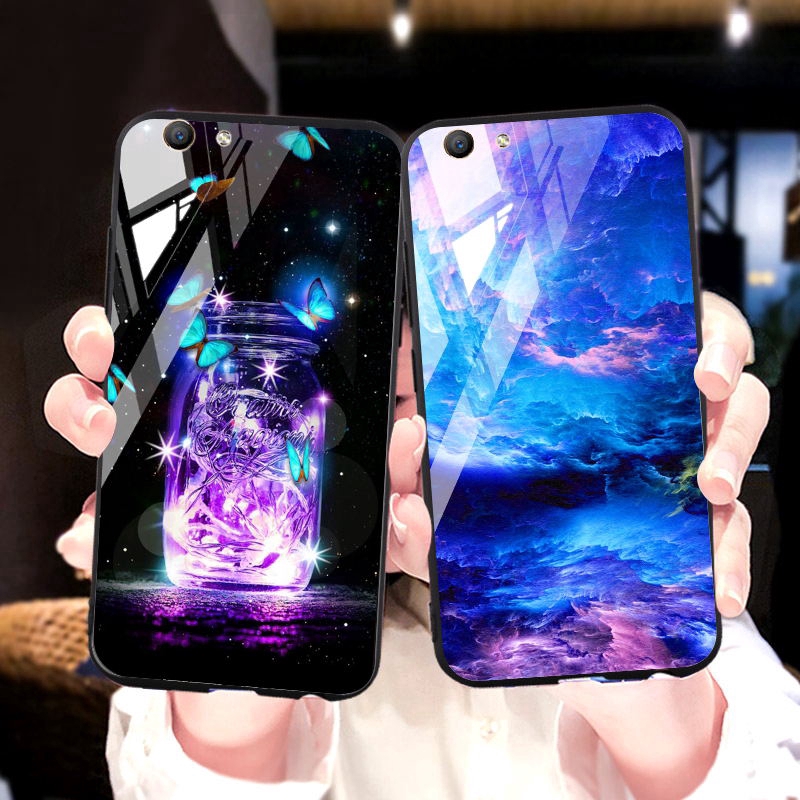 For OPPO A59 F1S A59M Find 9 5.5 inch Ốp lưng điện thoại in họa tiết tráng gương cứng dùng cho