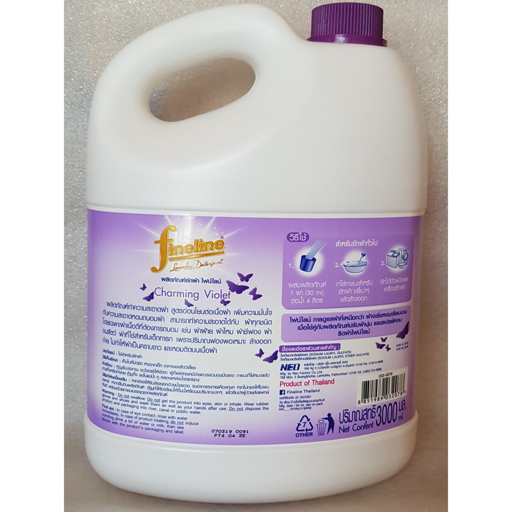 nước giặt fineline thái lan 3000ml