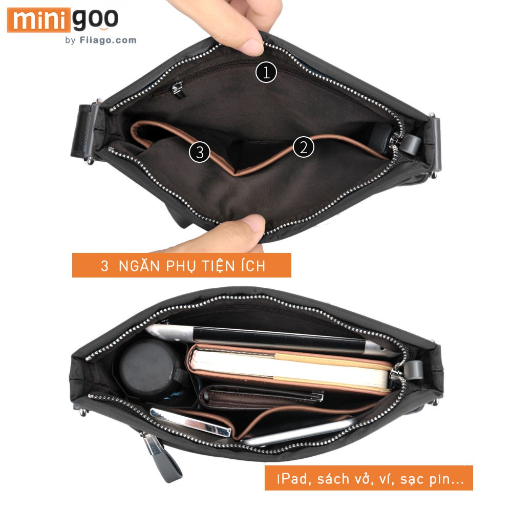 Túi đeo chéo nam siêu bền vải Oxford TMOOS TM8858 size lớn miniG shop | BigBuy360 - bigbuy360.vn