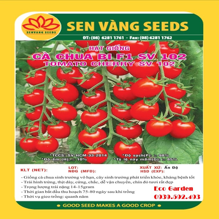 Hạt Giống Cà Chua Bi F1 PN-99 Phú Nông - 0.1g