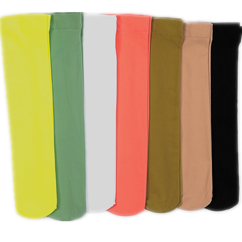 Đôi Vớ Dài Tới Gối Bằng Vải Nylon Gel Màu Sắc Ngọt Ngào Thoáng Khí Thoải Mái Phong Cách Lolita Nhật Bản Dành Cho Nữ