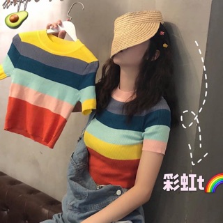 Áo croptop len mỏng 80k
