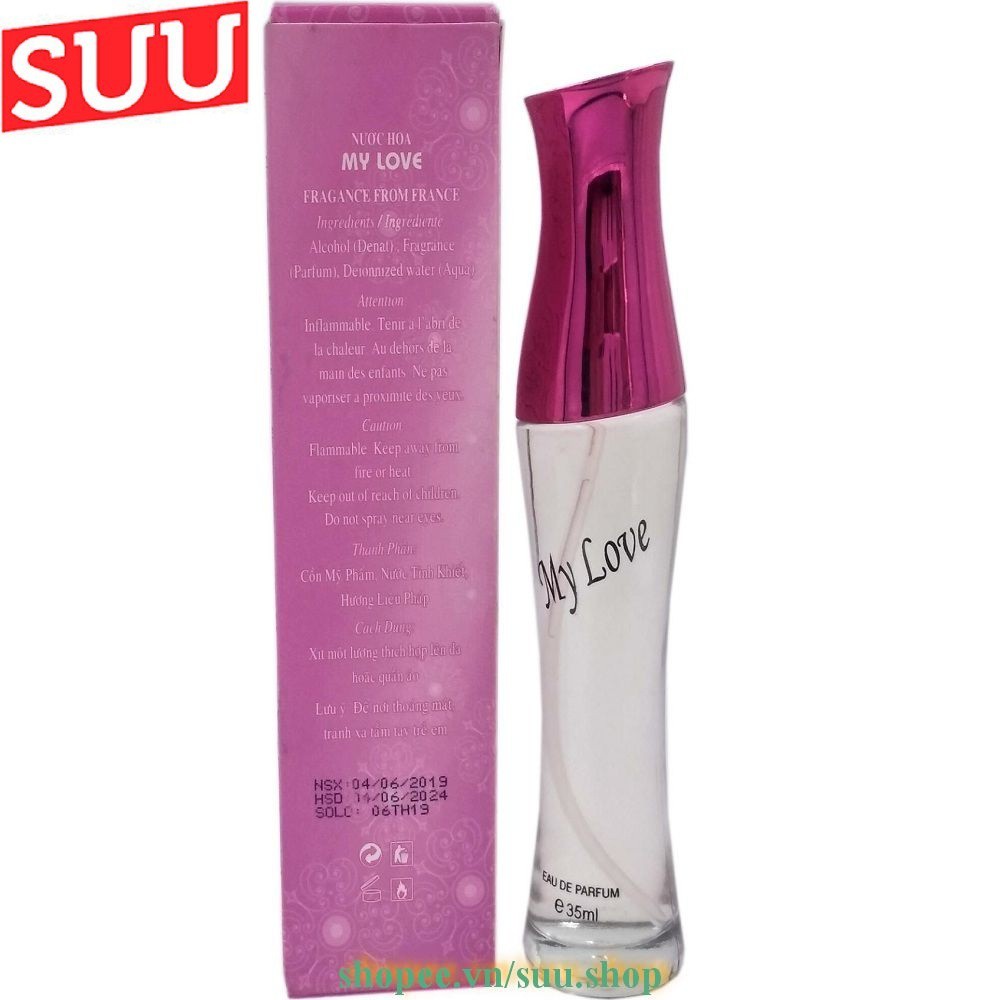 Nước Hoa Nữ 35ml My Love suu.shop cam kết 100% chính hãng