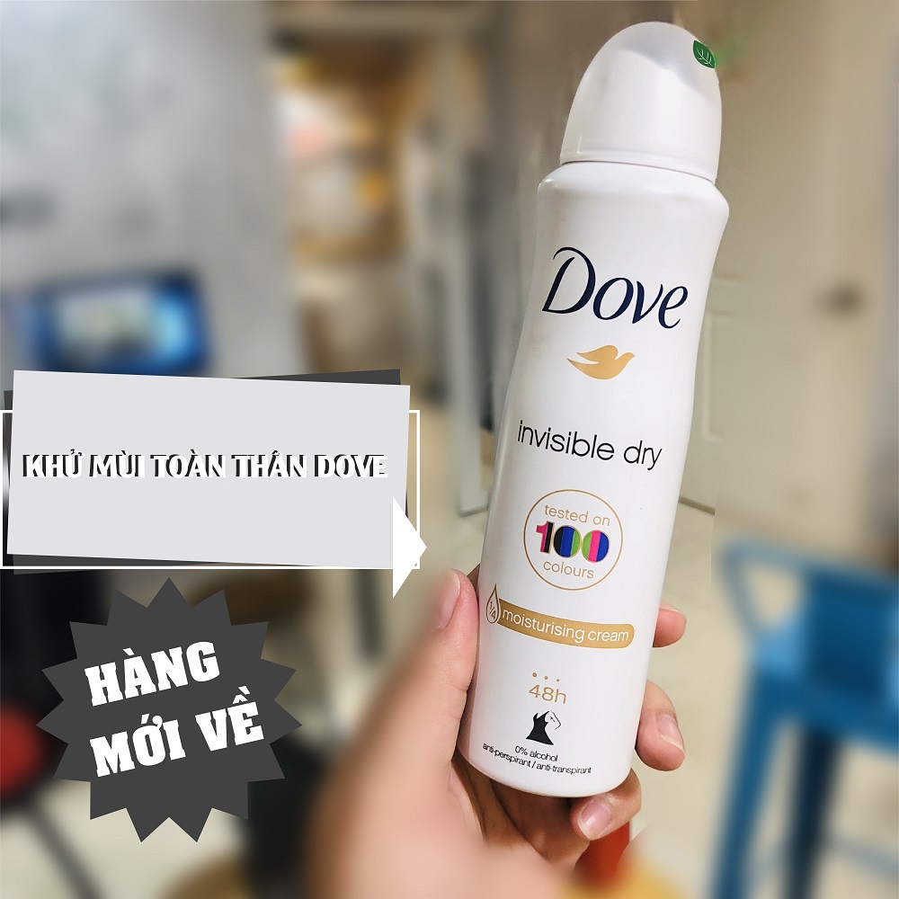 Xịt ngăn mùi Dove Moisturising 48h 150ml