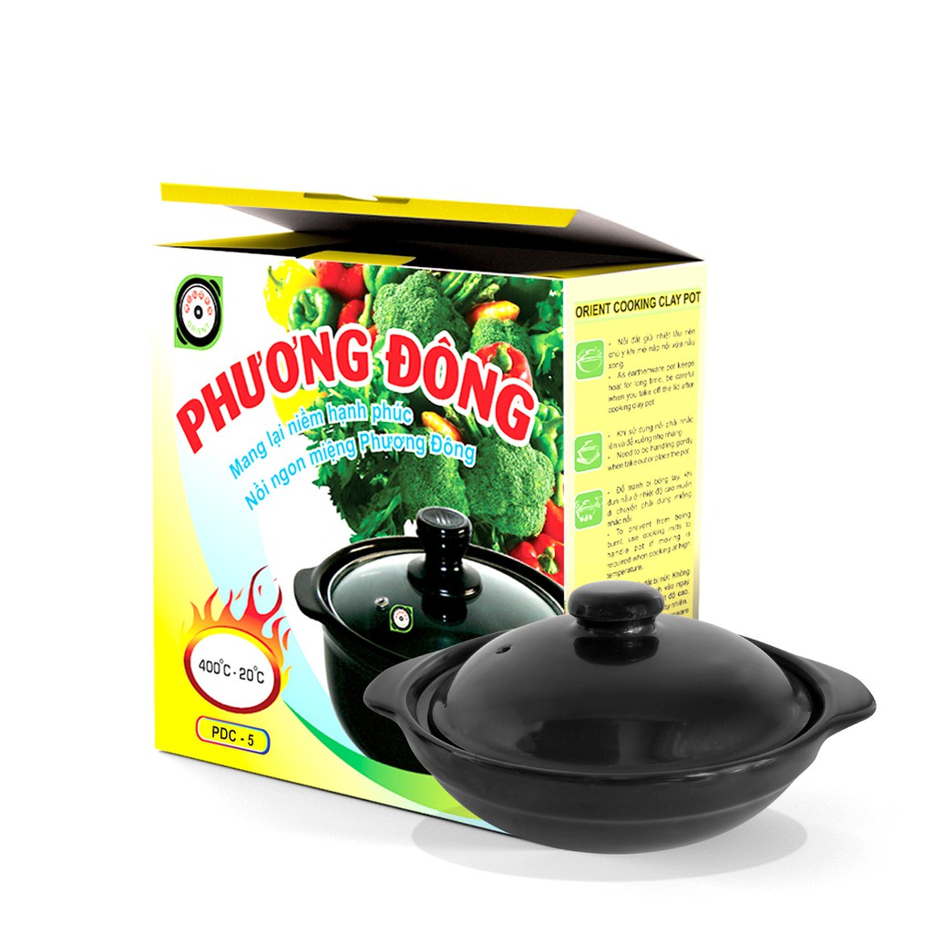 Nồi sứ cạn Phương Đông PDC-5