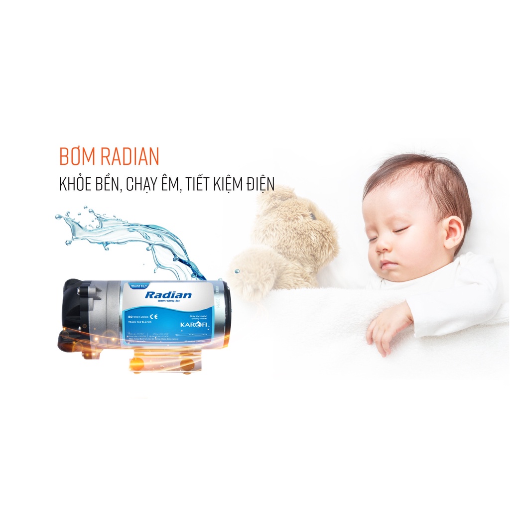Máy lọc nước đề gầm 8 lõi màng ro Hàn Quốc Karofi Livotec 212 - Bảo hành 36 tháng