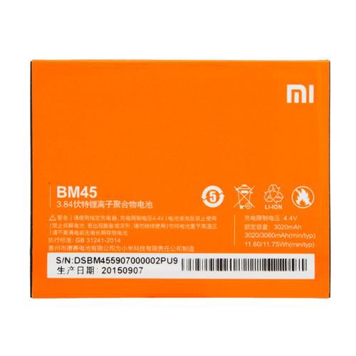 Pin zin 100% Xiaomi Redmi Note 2 BM45