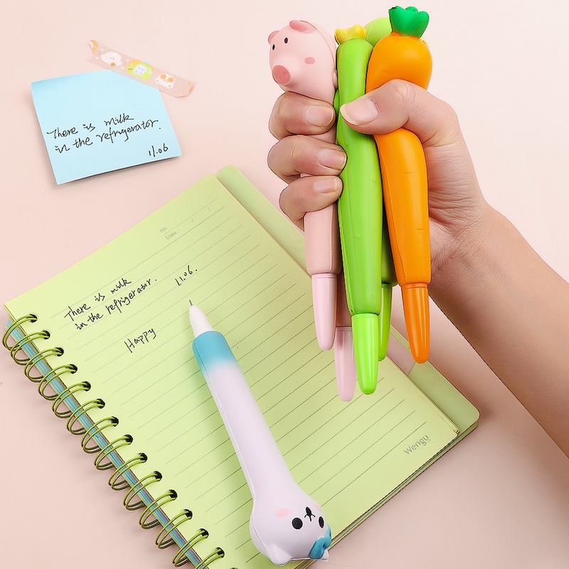 Bút Bọt Biển Hình Dấu Chân Mèo Và Xương Rồng Dễ Thương Giảm Căng Thẳng 0.5mm