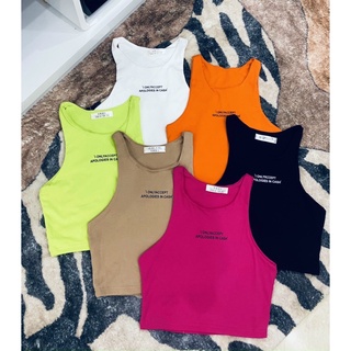 Áo ba lỗ 2 lớp cotton in chữ