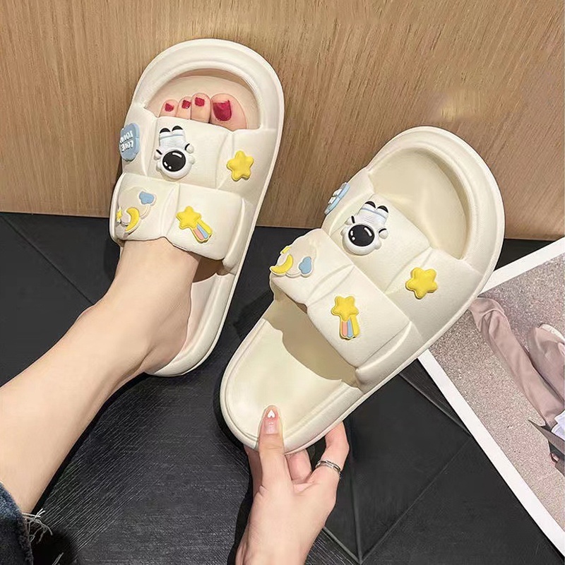 Dép Đi Trong Nhà Đế Dày Chống Trượt Hình Phi Hành Gia Hoạt Hình Dễ Thương