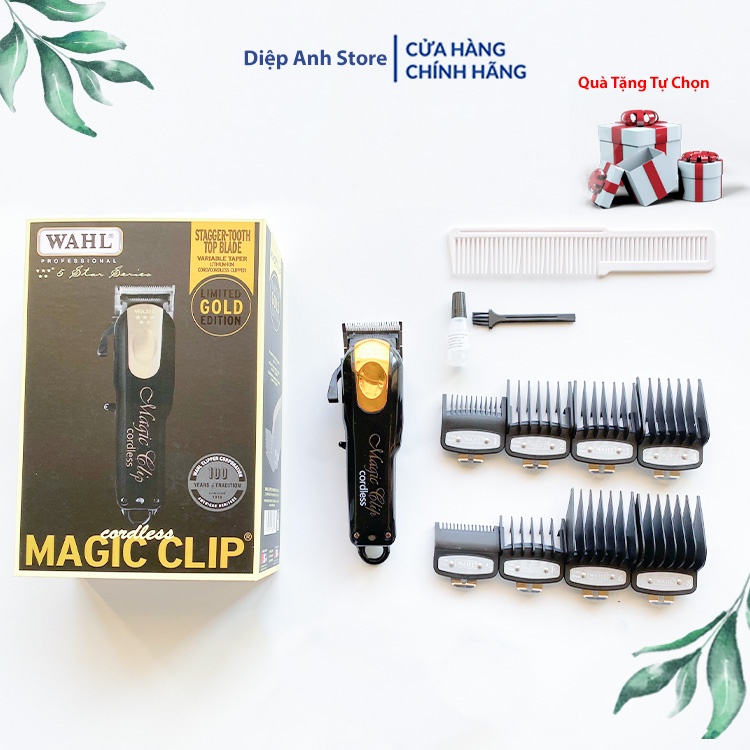 Tông Đơ Cắt Tóc Chuyên Nghiệp WAHL Magic Clip (Kèm quà tặng)