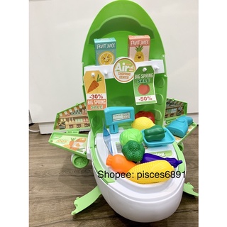 Mô hình đồ chơi siêu thị hình máy bay VBCare