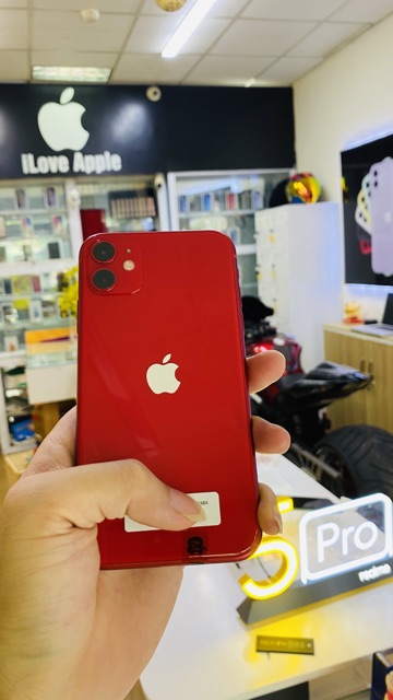 Điện thoại iPhone 11/128gb màu đỏ, mới 99% | BigBuy360 - bigbuy360.vn