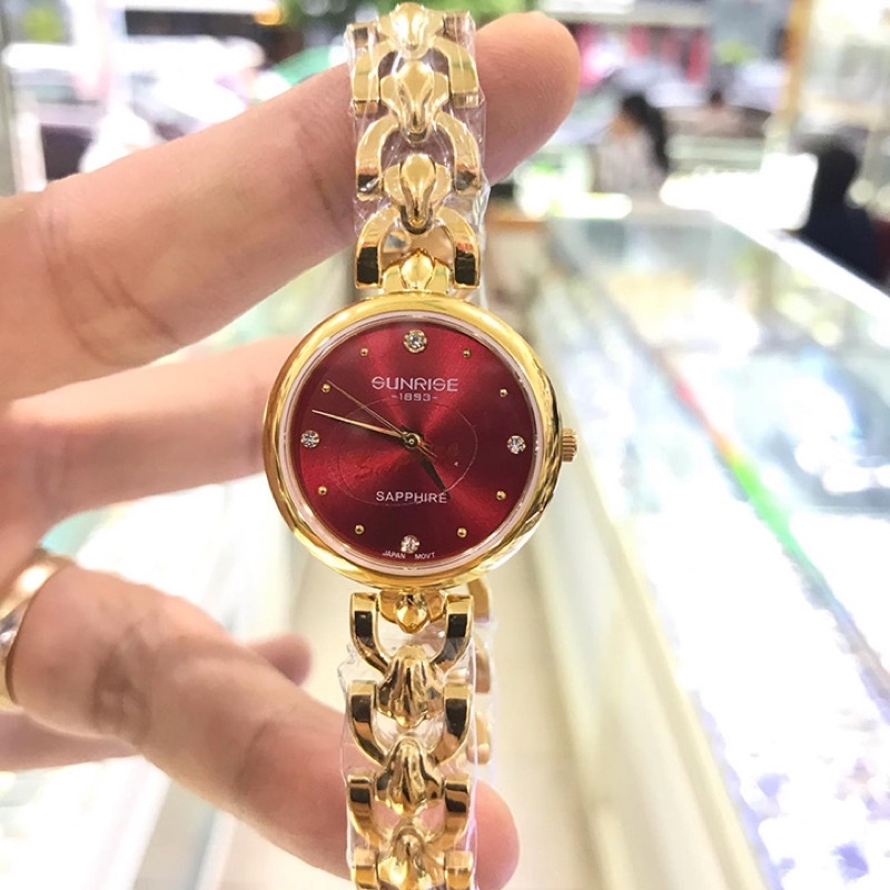 Đồng hồ nữ SUNRISE 9927SAD full hộp chính hãng, kính Sapphire chống xước, chống nước