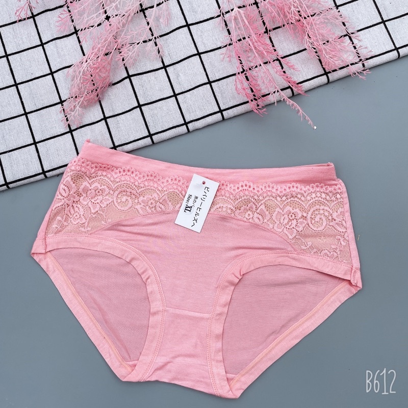 10 Quần lót cotton pha ren 100% (lố 10c) 511