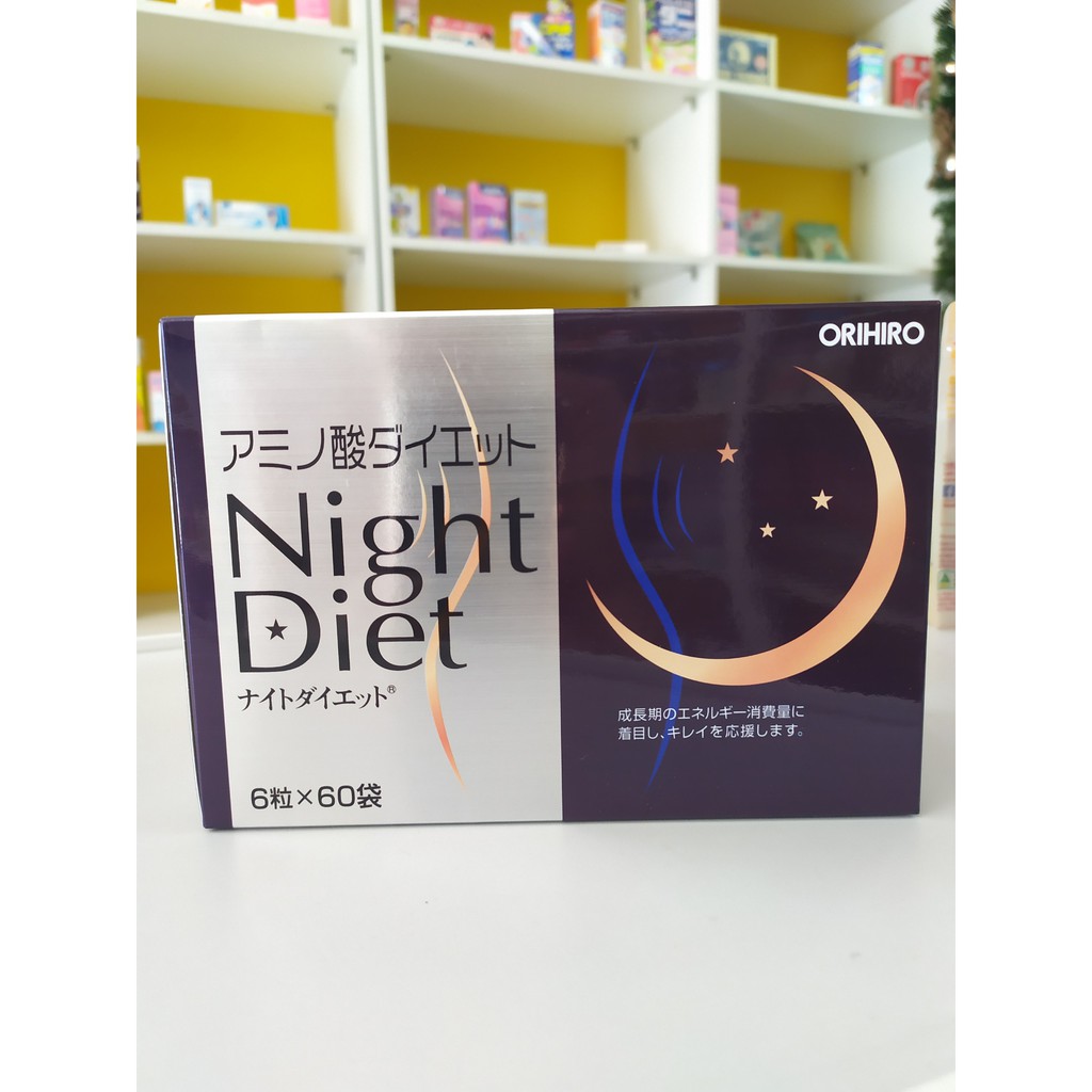 Viên uống giảm cân Night Diet Orihiro Nhật Bản