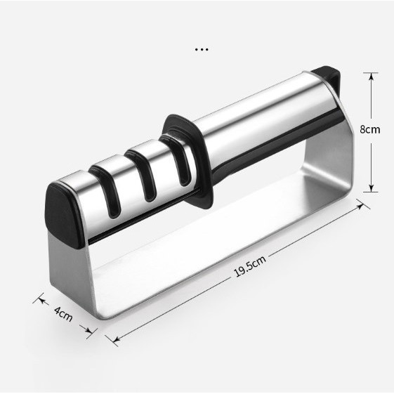 Dụng Cụ Mài Dao Kéo 3 Cấp Độ Cầm Tay, Bộ Mài Dao Kéo Inox Thông Minh Sắc Bén Siêu Tiện Dụng