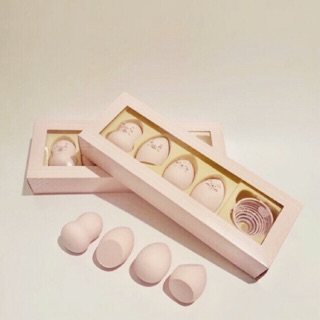 Set 4 bông tán nền kèm gọng uuyp make up puff