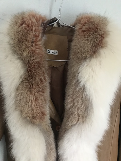 Áo da pha lông 2Hnad