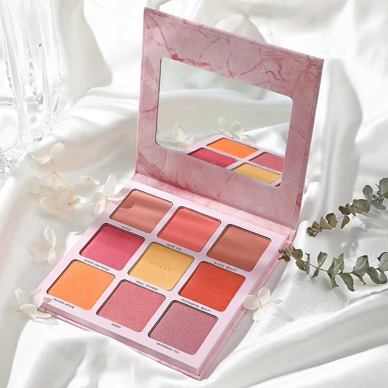 Bảng phấn mắt kèm má hồng Gellas Cheek Color P0068 | WebRaoVat - webraovat.net.vn