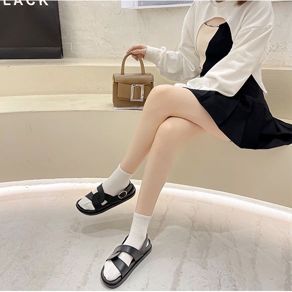 Dép sandal nữ, dép quai hậu nữ đi học, đi chơi thời trang đế cao chống trơn trượt DS8X
