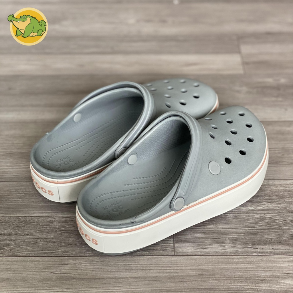 Dép CROCS PLATFORM Nữ Tăng Chiều Cao 3-4cm Êm Nhẹ, Mềm và Không Mùi