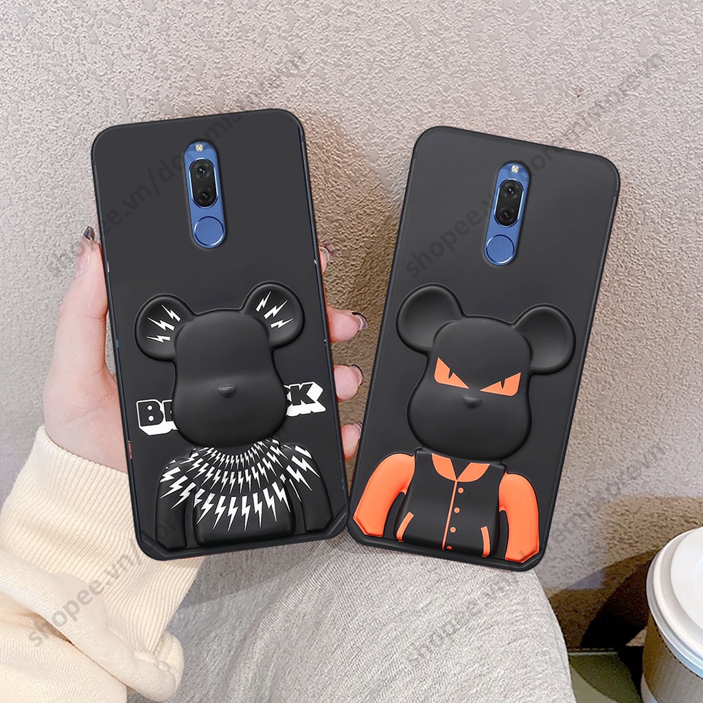 Ốp lưng Huawei Nova 2i hình kaws, kith, bear brick nổi 3D phong cách độc đáo