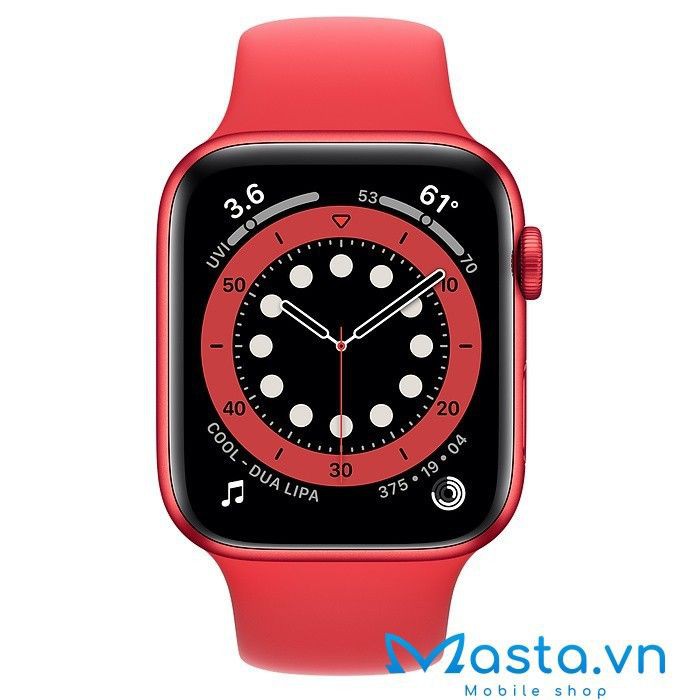 [TRẢ GÓP 0%] Đồng Hồ Apple Watch Series 6 40mm - Viền nhôm đỏ, dây Sport Band Đỏ (GPS) - M00A3