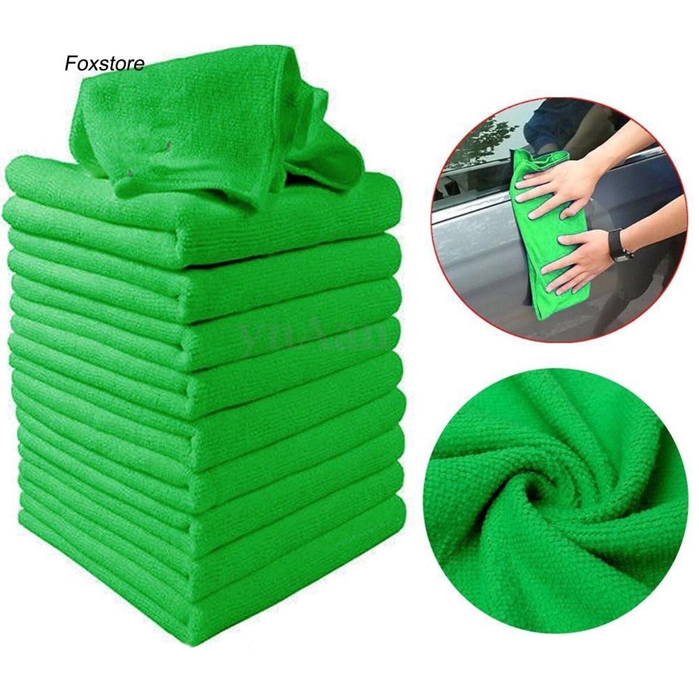 Set 10 khăn lau xe hơi mềm mại chống trầy
