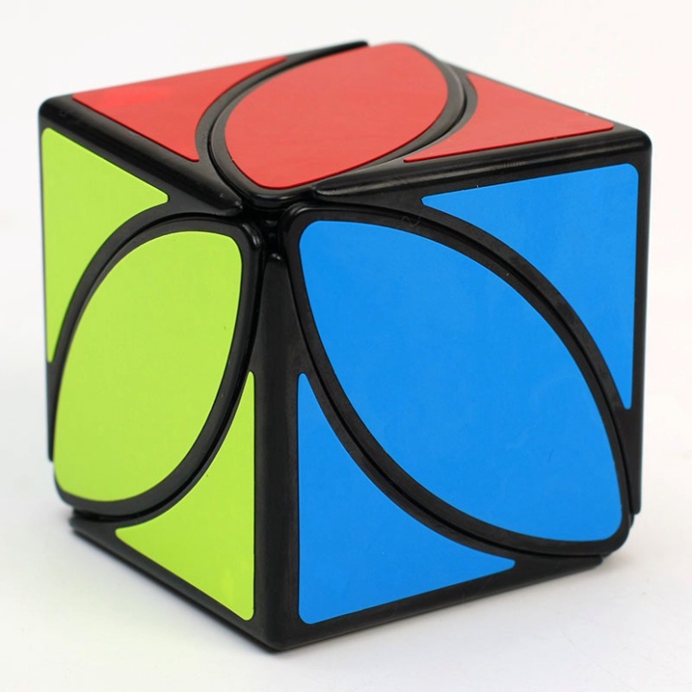 Rubik Biến Thể QiYi Hình Lá Phong Ivy Cube Rubic Biến Thể Viền Đen