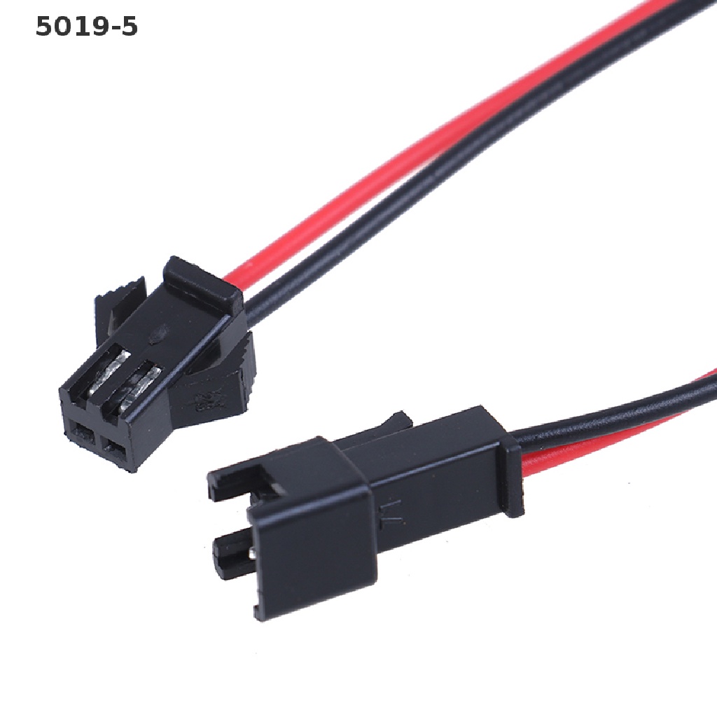 5019-5 5 Cặp SM 2Pin 3Pin 4Pin Nối Dây Đèn LED 20cm