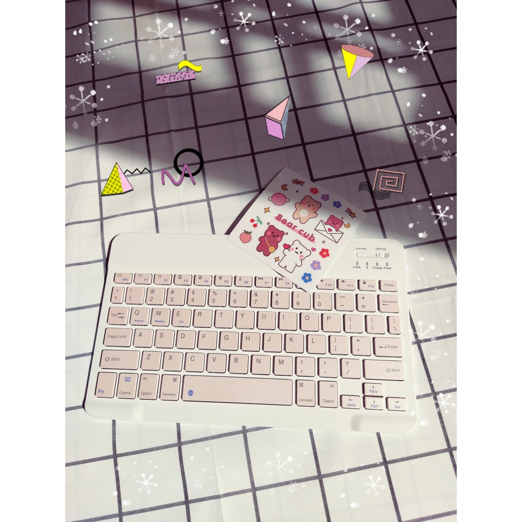 Bộ Bàn Phím và Chuột Bluetooth không dây Siêu Mỏng Nhẹ Dành Cho tablet táo Pro 11,Air4,Gen 5/6/7/8/9,Laptop,Smartphone