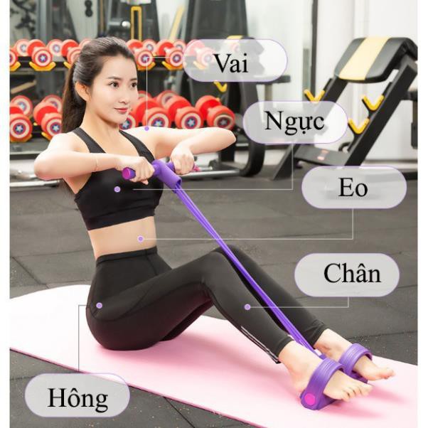 Dụng Cụ Tập Gym, Tập Cơ Bụng Tại Nhà, Kéo Tay Tummy Trimmer Dây Cao Su