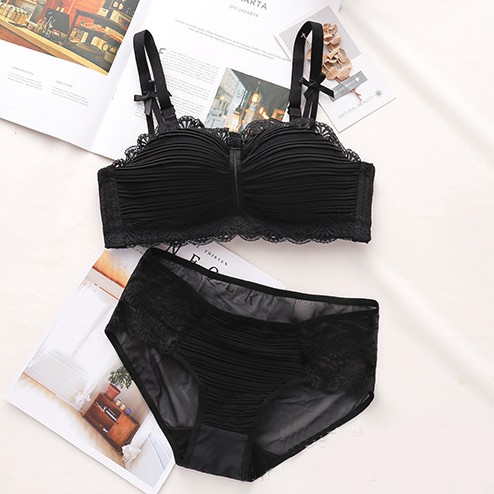 Bộ Đồ Lót Nâng Ngực Không Gọng Phối Voan Mềm - SB019 | BigBuy360 - bigbuy360.vn