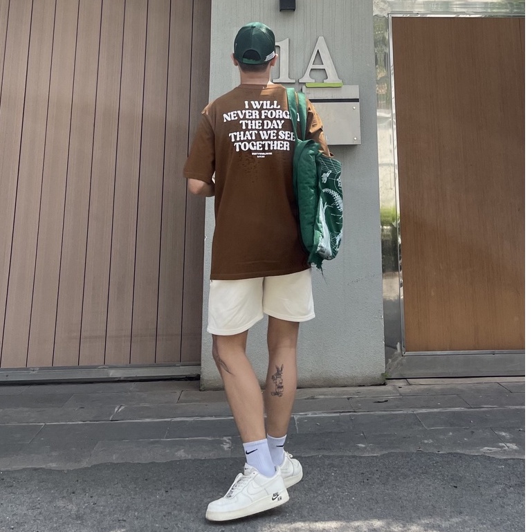 Áo Thun Unisex form rộng Dusty Worldwide CAMON 100% Cotton 250gsm Local Brand Chính Hãng