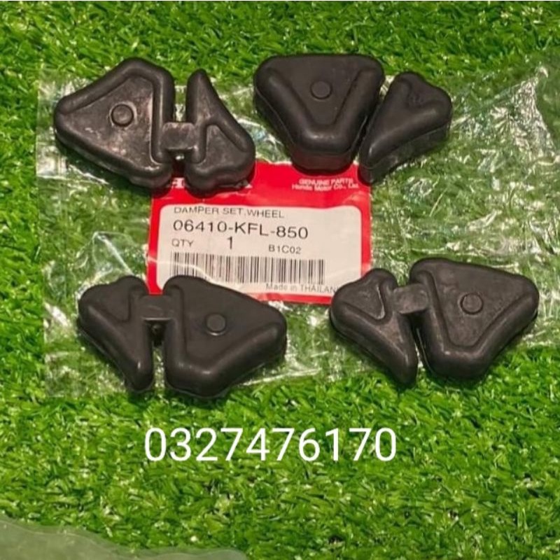 Bộ cao su đùm, nhông tải bánh sau xe WAVE thái, FUTURE 1 zin