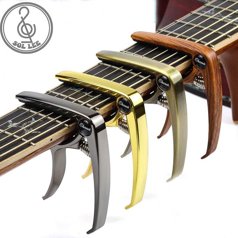 Capo Guitar Cao Cấp [ TẶNG PICK Alice ] Acoustic 2 chức năng CP05