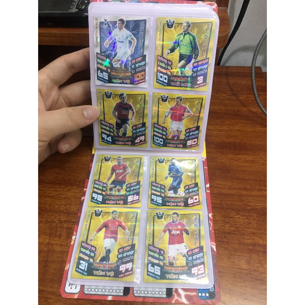 Bộ Sưu Tập 96 Thẻ Cầu Thủ In Album Match Attax 2012-13